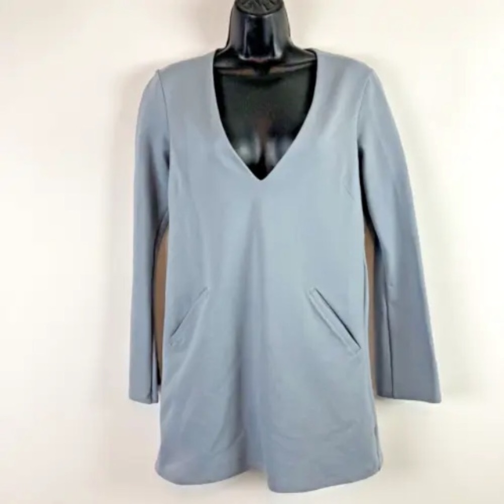 Silence Noise dress Anthropologie S mini ponte knit pockets thick lined